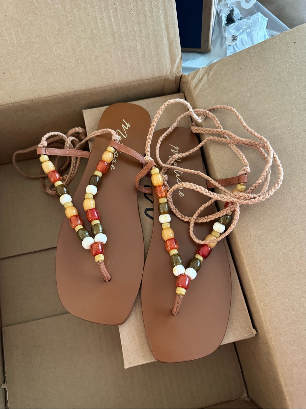 Matisse Elvie Thong Sandal Tan Size 9
